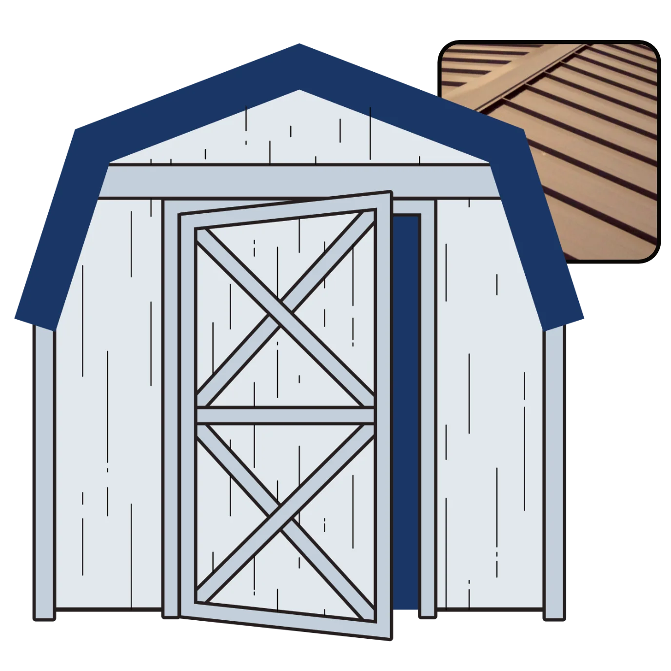 illustration of Barn / Metal shed